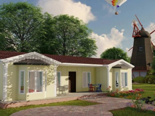 prefabricated houses one storey
