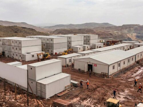 mining camp modular commercial project