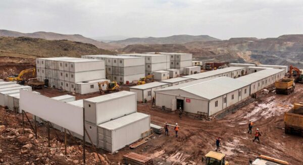 mining camp modular commercial project
